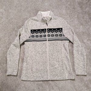 LIKE NEW Faded Glory Full Zip Sweater Men's Large